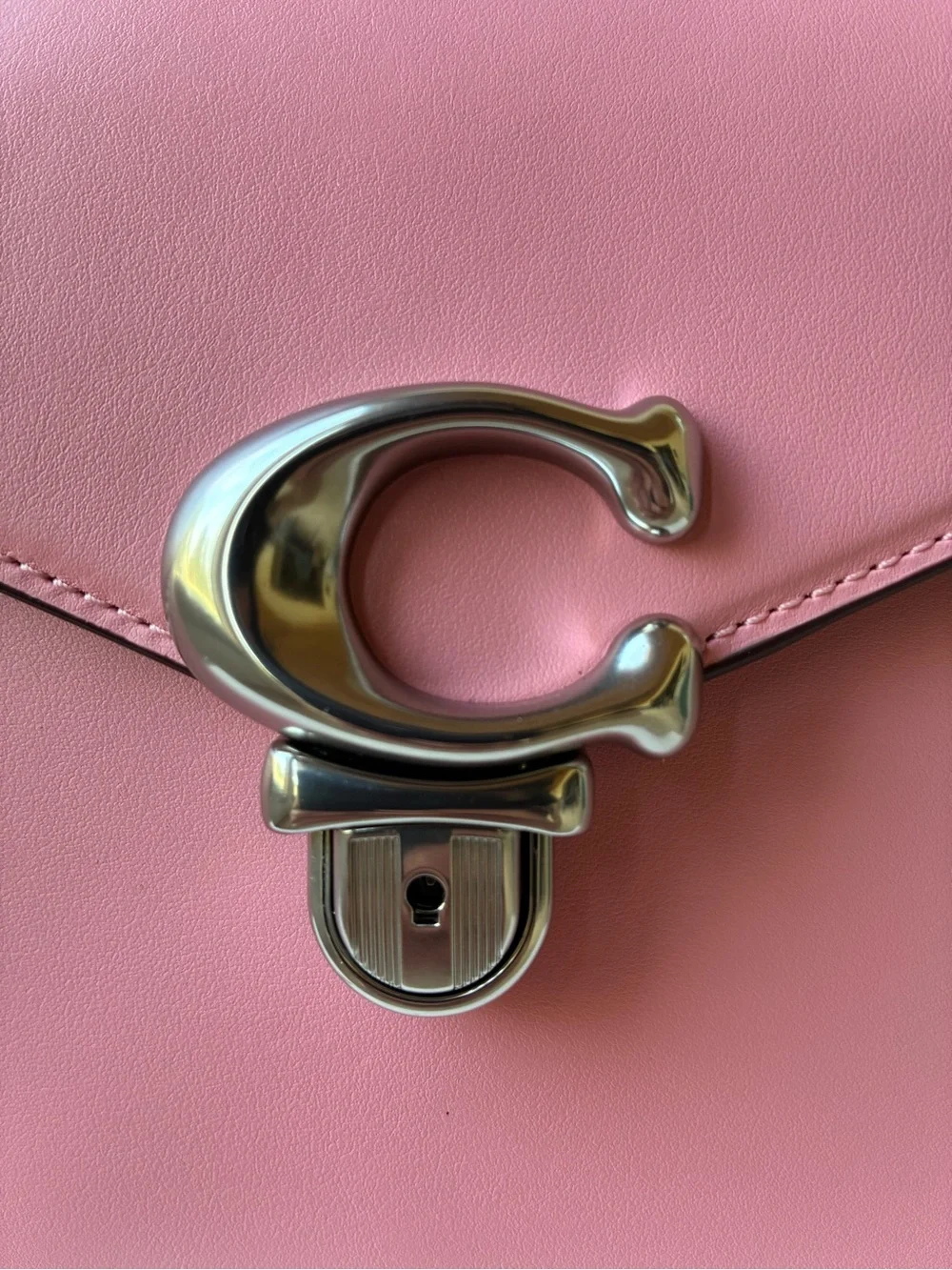 Coach Sammy Top Handle Bag in Flower Pink color